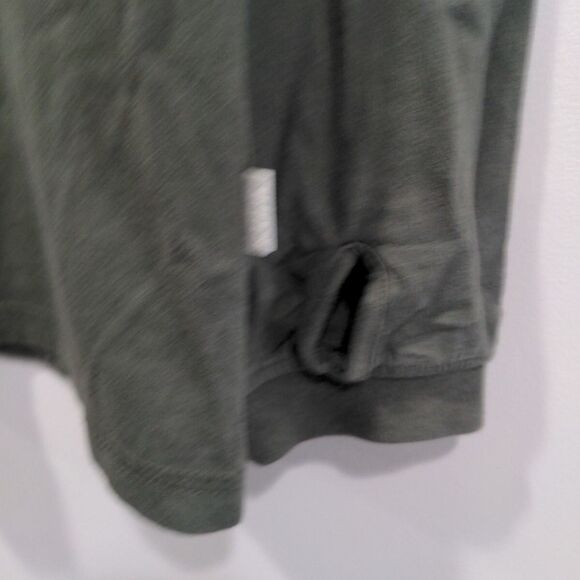 Kuhl Mens Wildfibre LS Pullover Shirt Size M Green Organic Cotton Hiking Outdoor - Picture 5 of 14